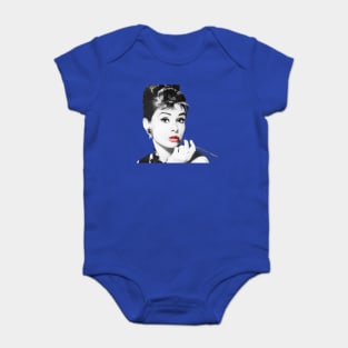 Audrey Hepburn 'Lips' Baby Bodysuit